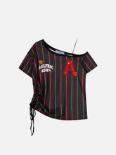 Aelfric Eden Off-The-Shoulder Stripe Tee