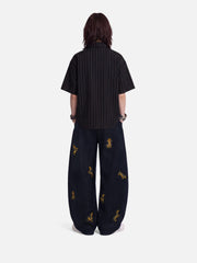 Aelfric Eden Birdhouse Embroidery Short Sleeve Shirt