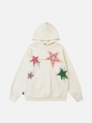 Aelfric Eden Graffiti Star Graphic Pullover Hoodie