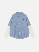 Aelfric Eden Plaid Layered Long Sleeve Shirt