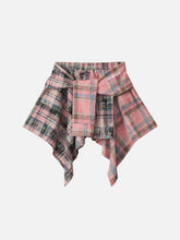 Aelfric Eden Tie Dye Plaid Skirt