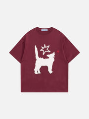 Aelfric Eden Fuzzy Cat Star Tee