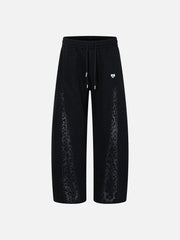 Aelfric Eden Leopard Panel Baggy Sweatpants