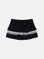 Aelfric Eden Polka Dot Lace Ruffle Skirt