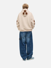 Aelfric Eden Oversized Applique Embroidery Eden Star Pullover Hoodie