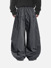 Aelfric Eden Pleated Pocket Baggy Barrel Pants