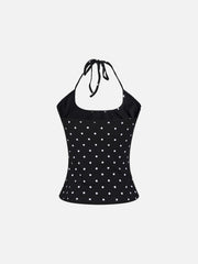 Aelfric Eden Polka Dot Halter Cami Top