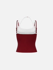 Aelfric Eden Contrast Layered Padded Cami Top