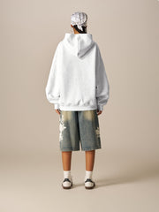 Aelfric Eden Oversized Flower Pattern Hoodie