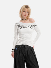 Aelfric Eden Off-The-Shoulder Long Sleeve Tee