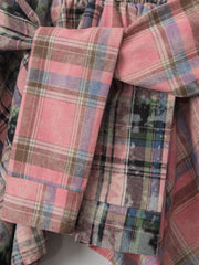 Aelfric Eden Tie Dye Plaid Skirt