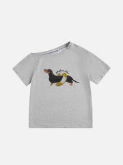 Aelfric Eden Dachshund Off-The-Shoulder Tee
