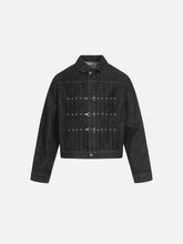 Aelfric Eden Pleated Metal Button Denim Jacket