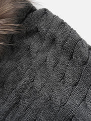 Aelfric Eden Faux Fur Collar Cardigan