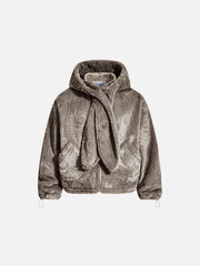 Aelfric Eden Hooded Rabbit Ear Coat