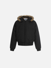 Aelfric Eden Fur Hooded Zip Up Coat