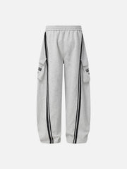 Aelfric Eden Stripe Panel Baggy Barrel Sweatpants