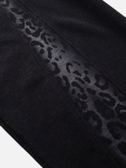 Aelfric Eden Leopard Panel Baggy Sweatpants