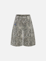Aelfric Eden Leopard Print Longline Jorts