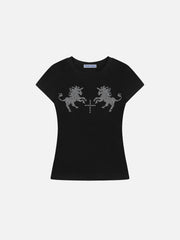 Aelfric Eden Rhinestone Horse Baby Tee