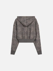 Aelfric Eden Boxy Button Cross Zip Up Hoodie