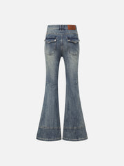 Aelfric Eden Rivet Pocket Bootcut Jeans