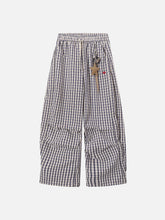 Aelfric Eden Plaid Charm Baggy Barrel Sweatpants