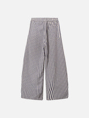 Aelfric Eden Plaid Charm Baggy Barrel Sweatpants