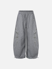 Aelfric Eden Rhinestone Thorn Baggy Barrel Sweatpants