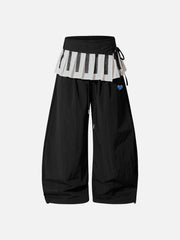 Aelfric Eden Piano Pleated Baggy Barrel Sweatpants