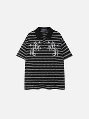 Aelfric Eden Stripe Horse Polo Tee