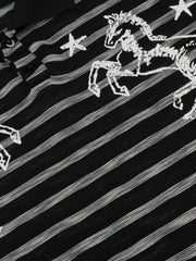 Aelfric Eden Stripe Horse Polo Tee