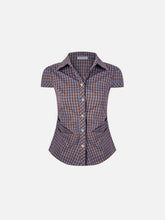 Aelfric Eden Plaid Star Button Short Sleeve Shirt
