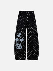 Aelfric Eden Star Print Baggy Barrel Sweatpants