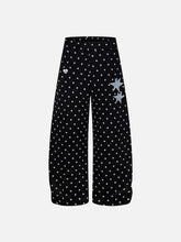 Aelfric Eden Star Print Baggy Barrel Sweatpants