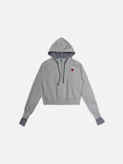 Aelfric Eden Layered Half Zip Pullover Hoodie