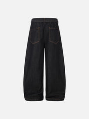 Aelfric Eden Pleated Baggy Barrel Jeans