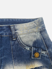 Aelfric Eden Washed Multi Pocket Baggy Barrel Jeans