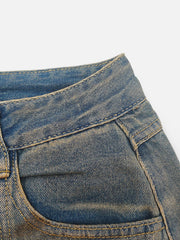 Aelfric Eden Paint Splatter Baggy Barrel Jeans