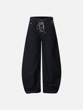 Aelfric Eden Lace-Up Baggy Barrel Jeans