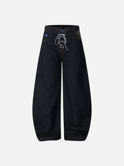 Aelfric Eden Lace-Up Baggy Barrel Jeans