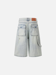 Aelfric Eden Washed Multi Pocket Longline Jorts