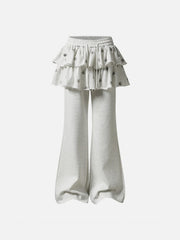 Aelfric Eden Star Ruffle Bootcut Sweatpants
