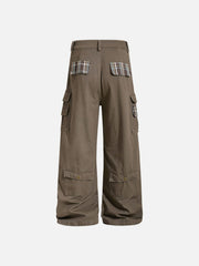 Aelfric Eden Plaid Multi Pocket Cargo Pants