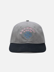 Colorblock Embroidered Structured Baseball Cap