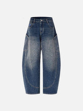 Aelfric Eden Rhinestone Baggy Barrel Jeans