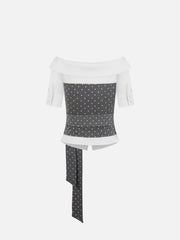 Aelfric Eden Polka Dot Tie Short Sleeve Shirt