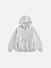 Aelfric Eden Colorful Polka Dot Zip Up Hoodie