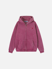 Aelfric Eden Washed Zip Up Hoodie