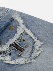 Aelfric Eden Washed Frayed Jeans